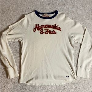 Abercrombie and Fitch vintage waffle muscle Henley
